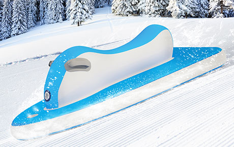 inflatable ski motorboat