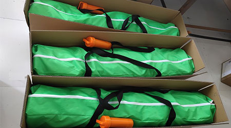 Hochdruckventil für schnelles Aufpumpen/Entleeren

Das Kit enthält: Pumpe, Tragetasche und Reparaturset