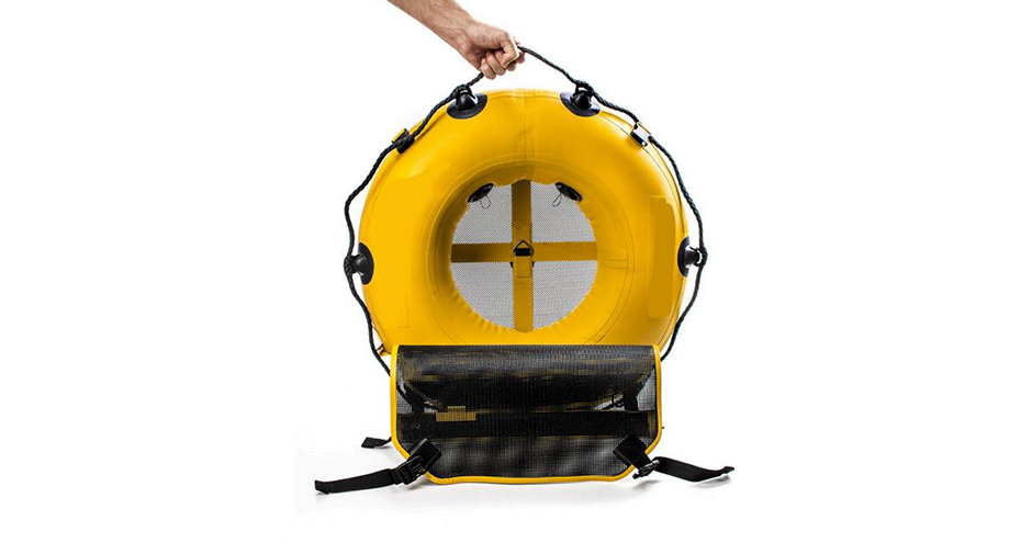 Inflatable freediving Spearfishing buoy