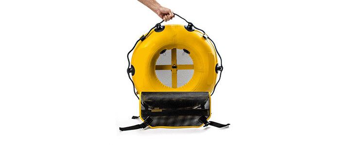 Inflatable freediving Spearfishing buoy