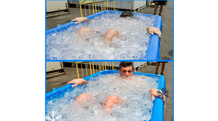 Safety valve to prevent water leakage.Doing ice baths over time helps your body transform from the inside-out.