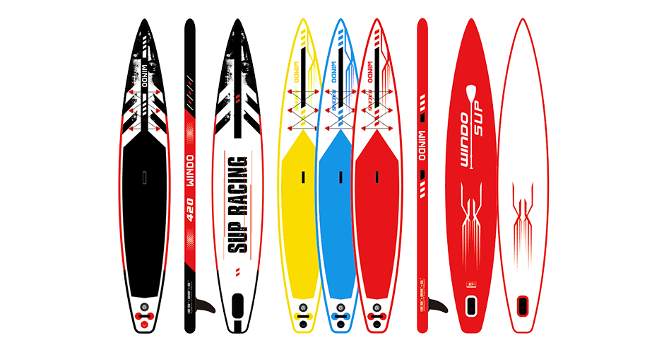 13’9 Inflatable Stand Up Racing Paddle Board