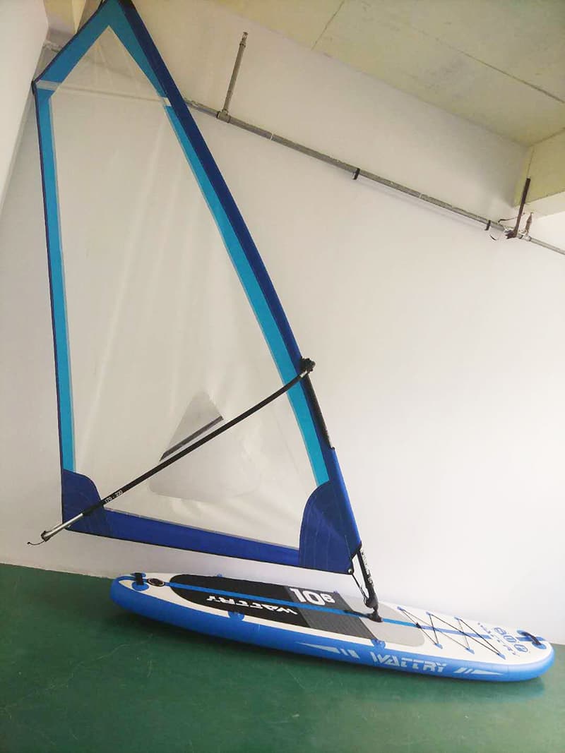10.6ft Inflatable Windsurf ISUP Paddle Board Windsurfing with Sail