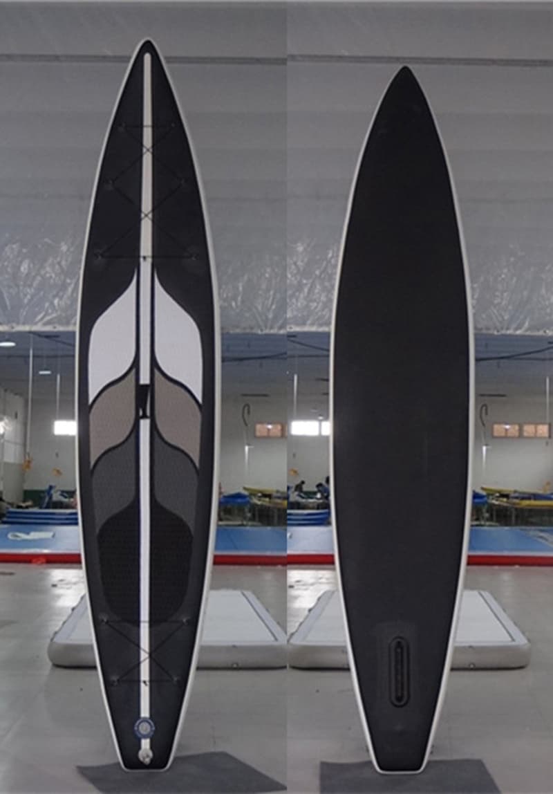 12.6ft race board double layer inflatable sup paddle board