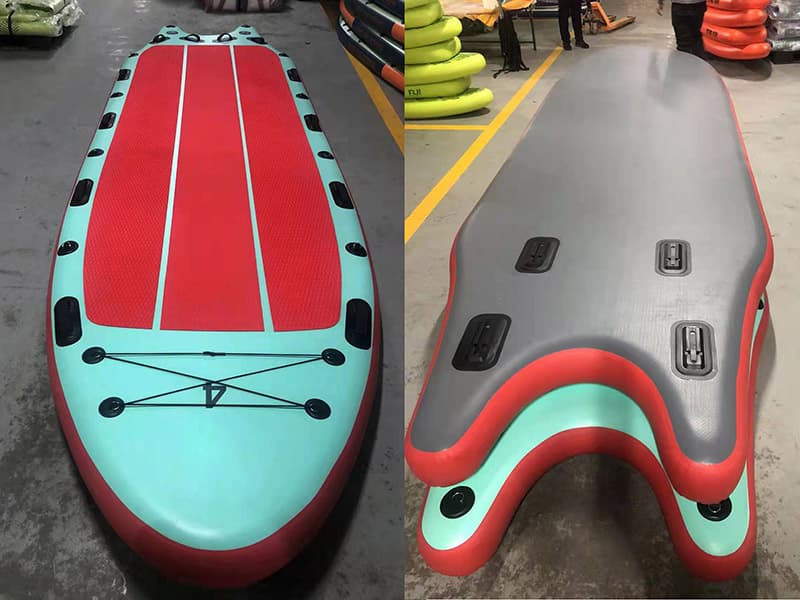 17ft big sup boards inflatable multi person paddle board