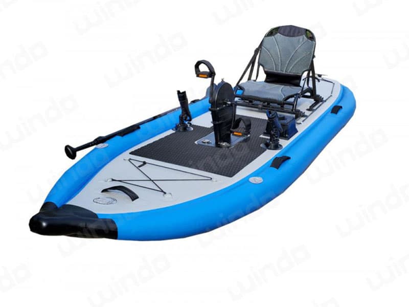 Fishing SUP Boat Single Seat Type 11ft Pedal Drive Fishing Kayak