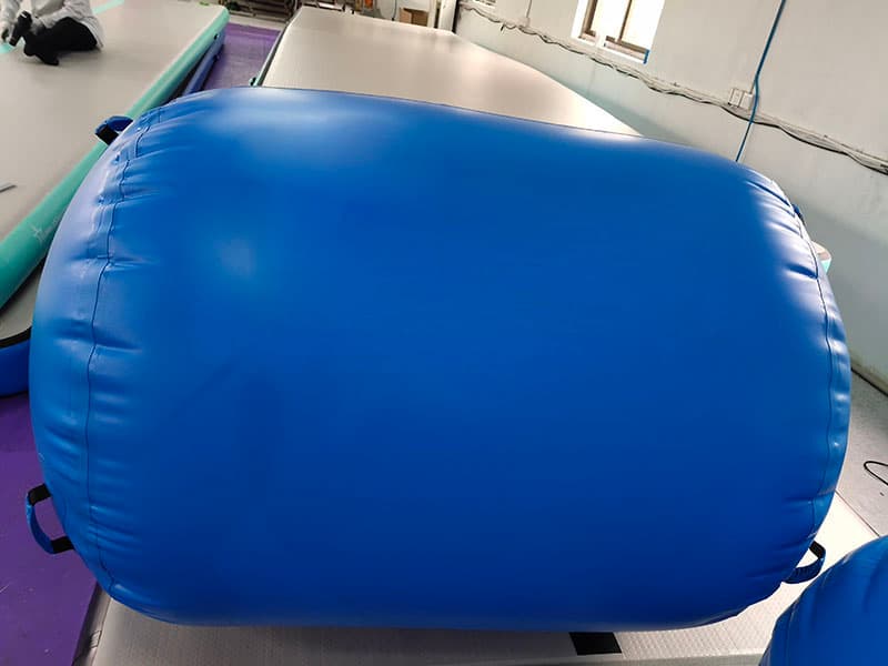 3.3FT Inflatable Air Roller Blue Jumping Mat