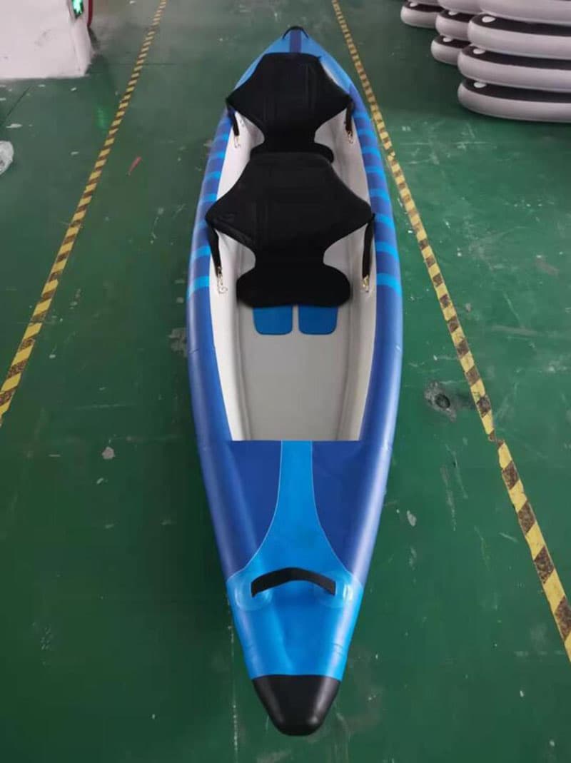 Inflatable Kayak Double Layer Drop Stitch PVC Fishing Canoe