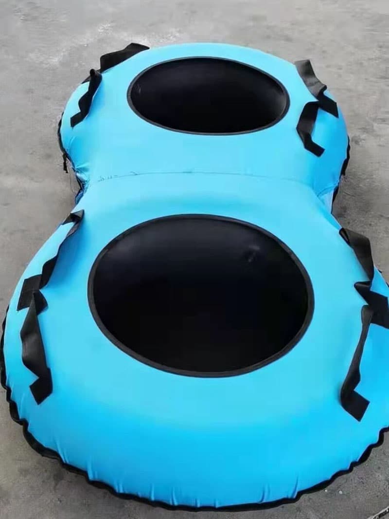 Inflatable Snow Tube with Rubber and Oxford Fabric for Kid and Adult