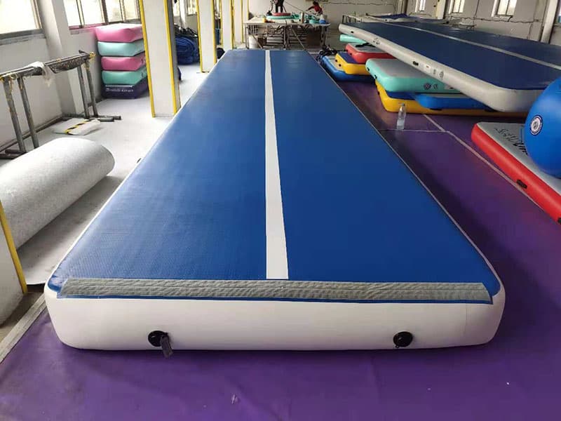 Outdoor long size air track mat blue 12m floor mat