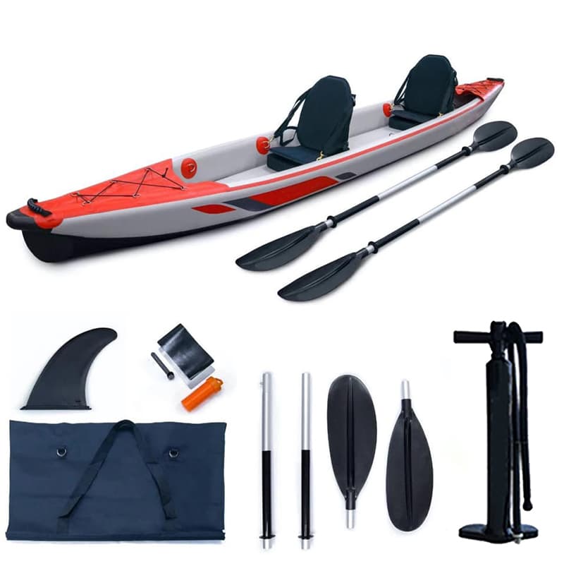 PVC Inflatable Boat Kayak Canoe with Depatchable Fin