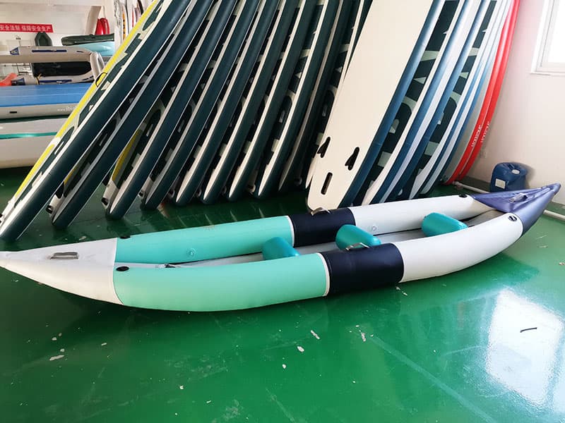 PVC inflatable foldable kayak 3 person boat canoe