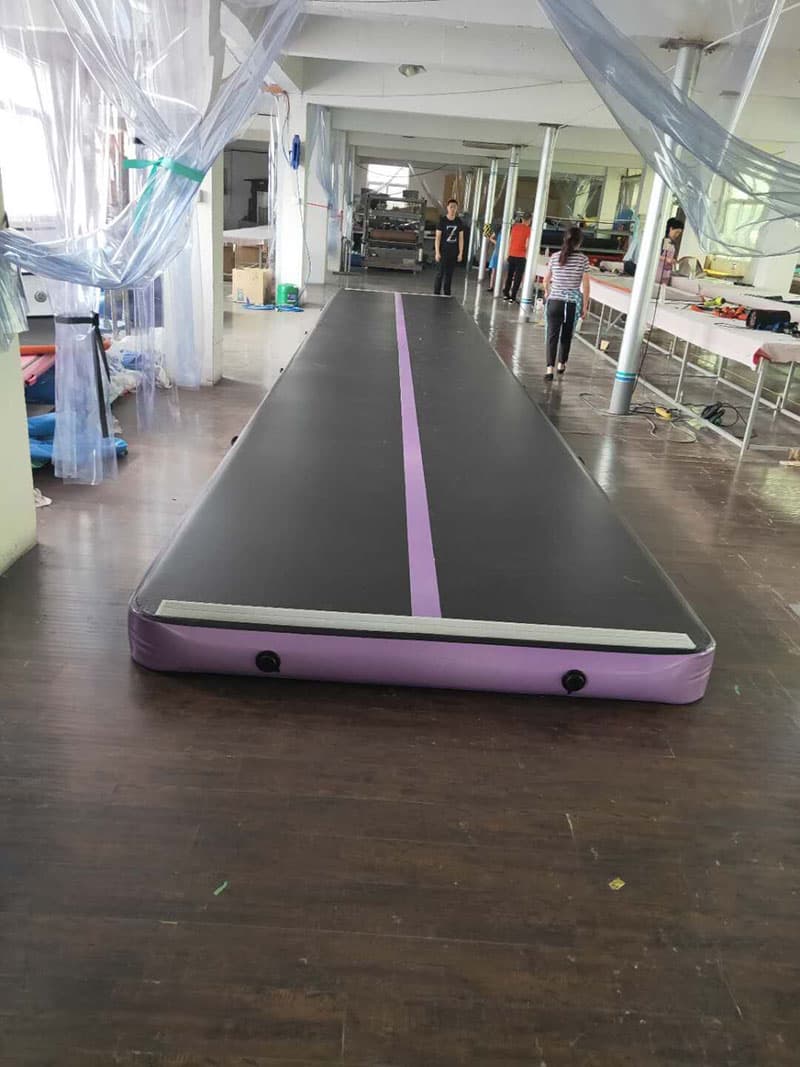 Purple black air track 12m gym mat for sale