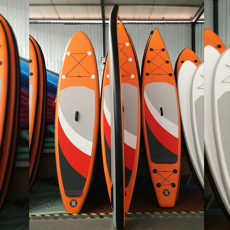 10.6ft Leisure Style Inflatable Paddle Board in Orange Color