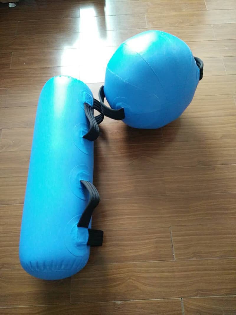 Custom PVC Inflatable Fitness Aqua Power Water Bags Bulgarian Bag