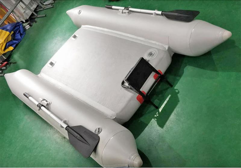 Drop Stitch Materials Inflatable Boat with Two PVC Pontoons