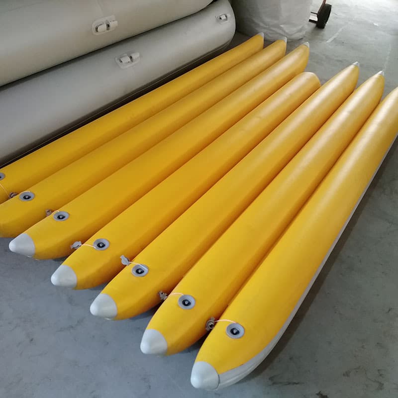 Heavy Duty PVC Inflatable Banana Pontoons Tubes Buoy for Boats with No MOQ