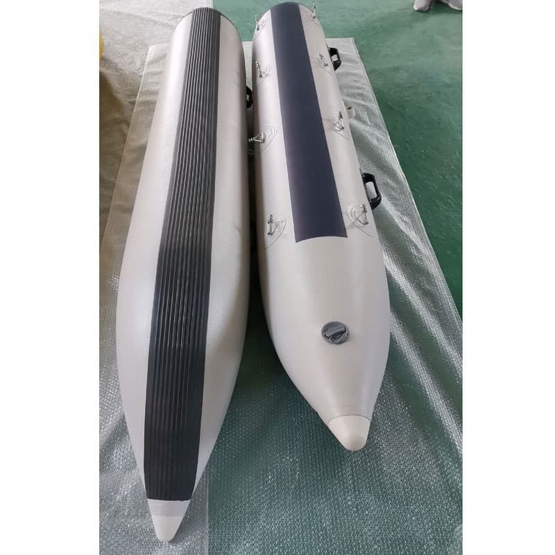 Heavy Duty PVC Inflatable Banana Pontoons Tubes for Floating Water Bike