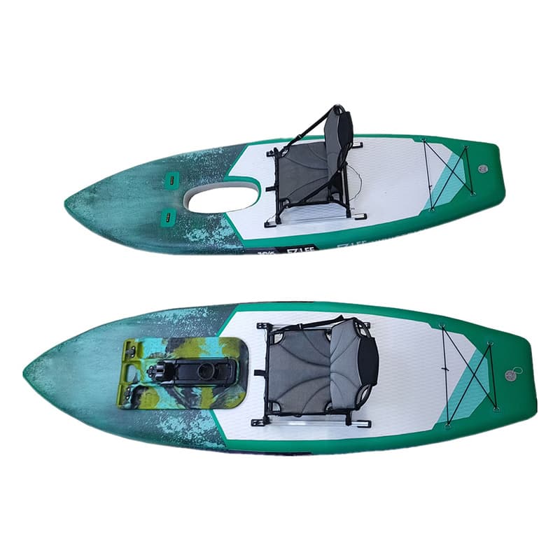 Inflatable Softboard Foot Pedal Surfboard With Pedal Drive System