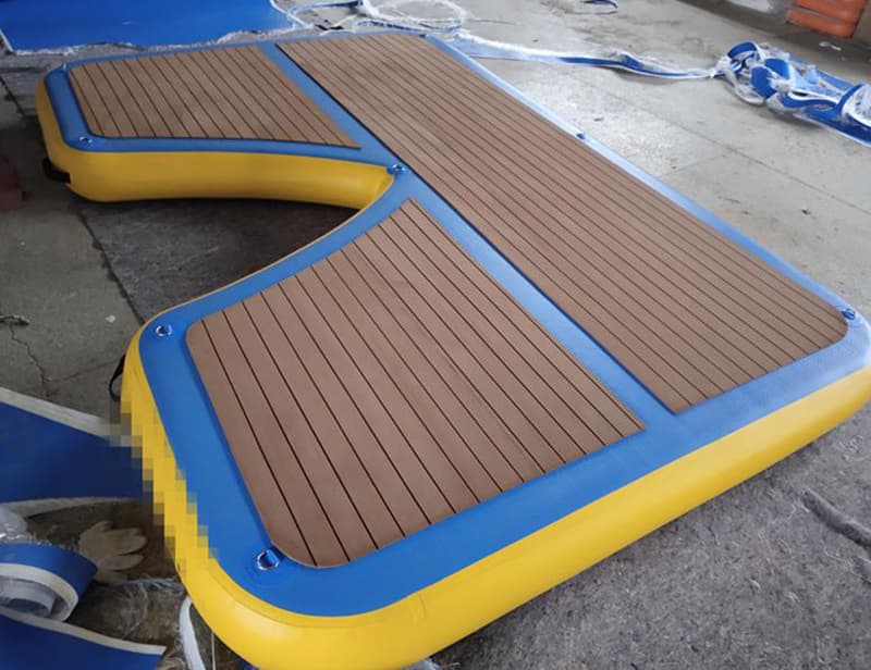 Raft Drop Stitch Fishing Floating Platform Eva Water Dock Pontoon Leisure Mat