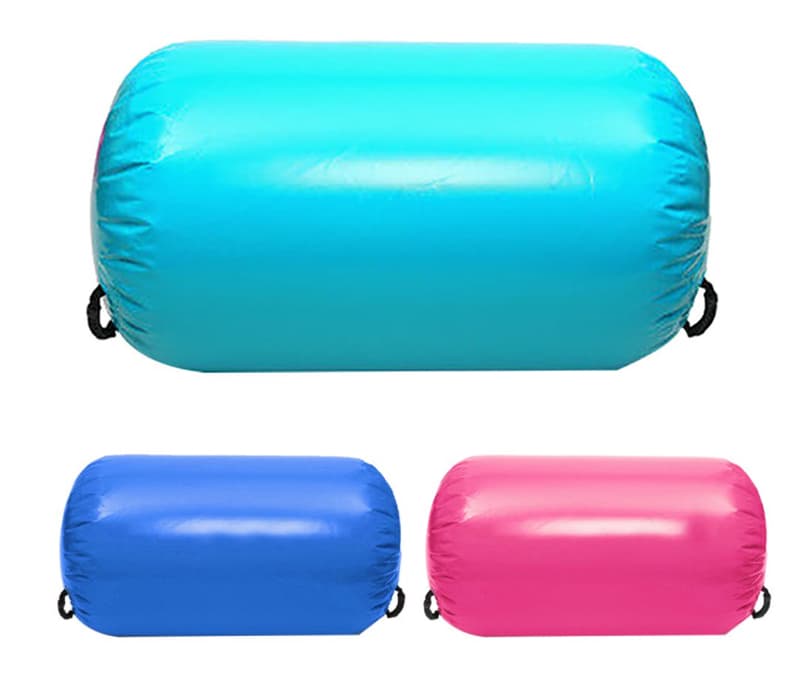 1M Inflatable Air Roll Blue Jumping Gym Mat Home Air Track