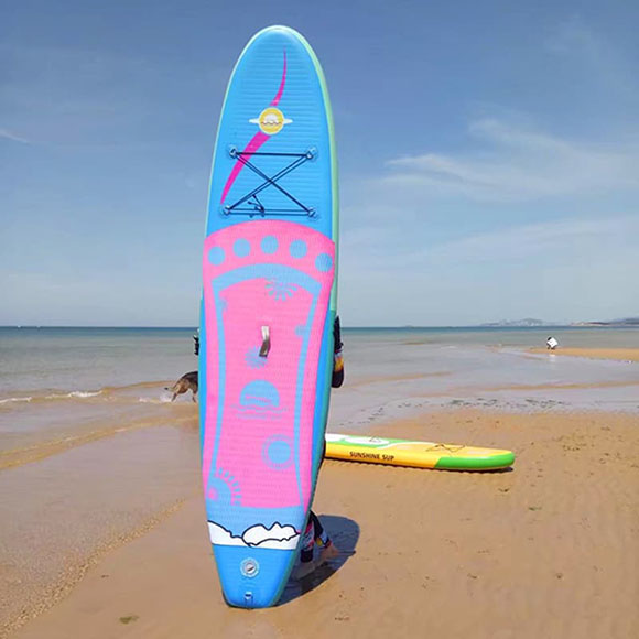 Custom Foldable Water Surfing Board Inflatable Yoga Board