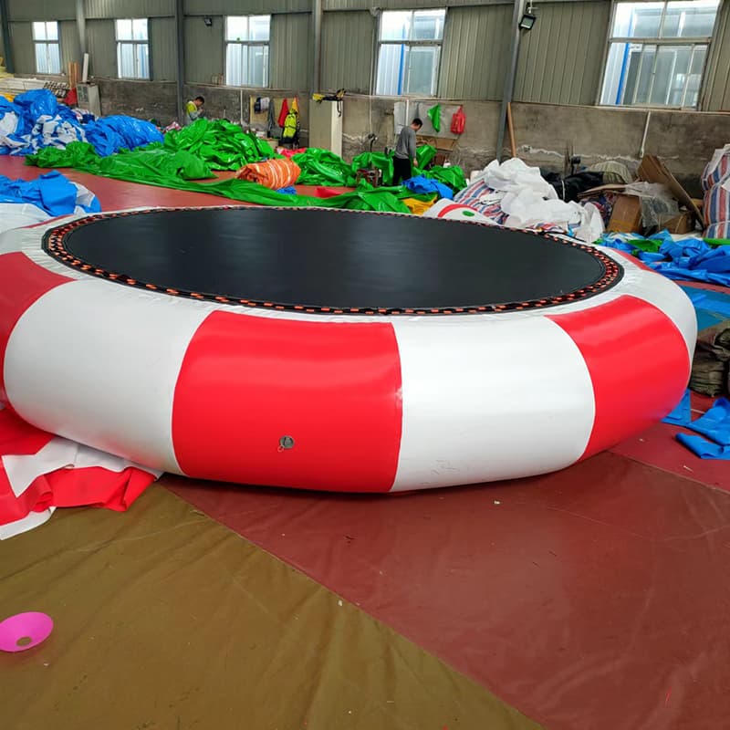 Customized water sea inflatable floating trampoline