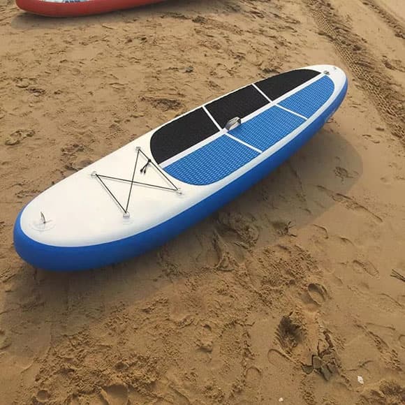 Double Layer Inflatable Sup Board Custom All Round Paddle Board Blue
