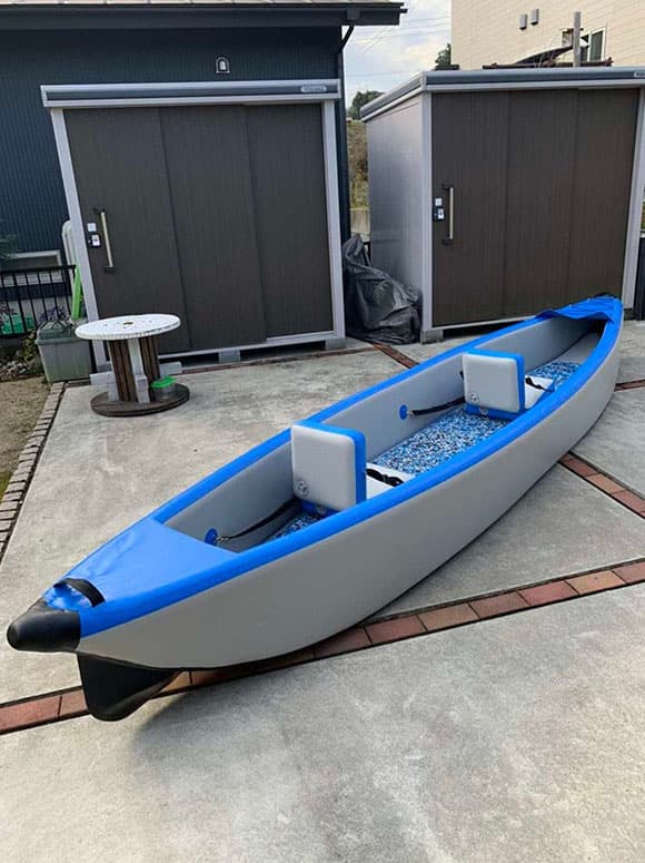 OEM Heavy Duty Drop Stitch 2 Seat Inflatable Canoe Kayak