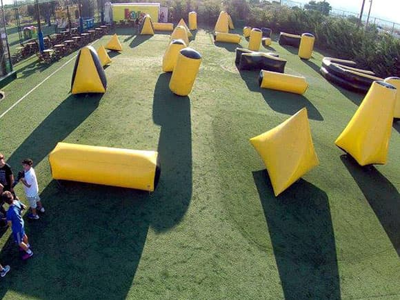custom color and size inflatable air bunker paintball fields for CS game