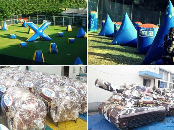 inflatable laser game arena CS inflatable paintball field inflatable paintball bunkers