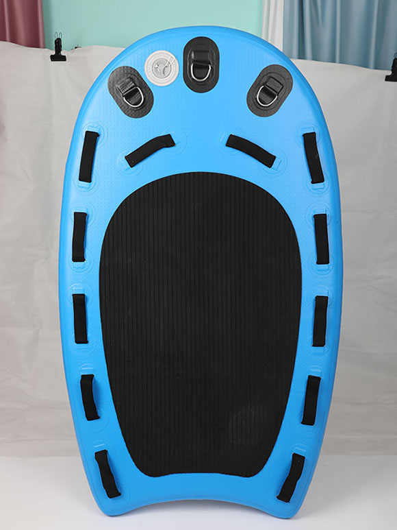 rescue paddle board inflatable blue jet ski sled board