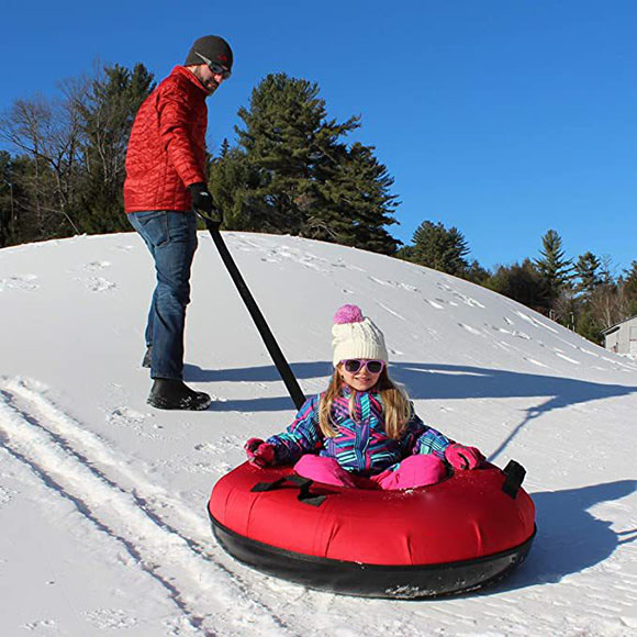 snow ski tube nylon cover inflatable pvc snowtube
