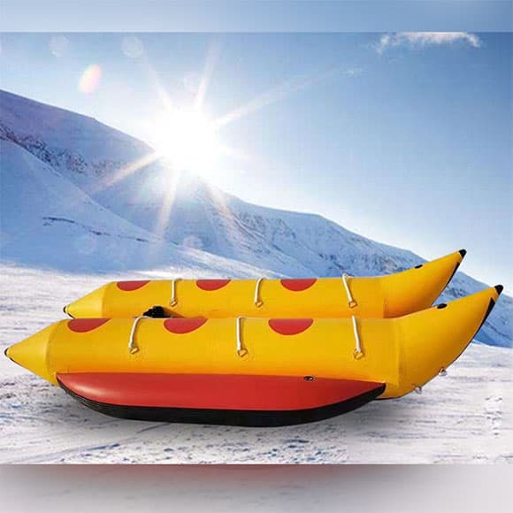 Outdoor Play Equipment Inflatable Banana Boat Snow Sled