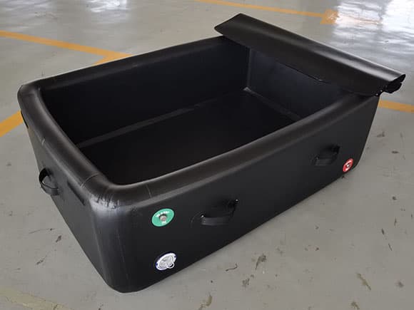 Two person drop stitch materials portable inflatable ice bath tub