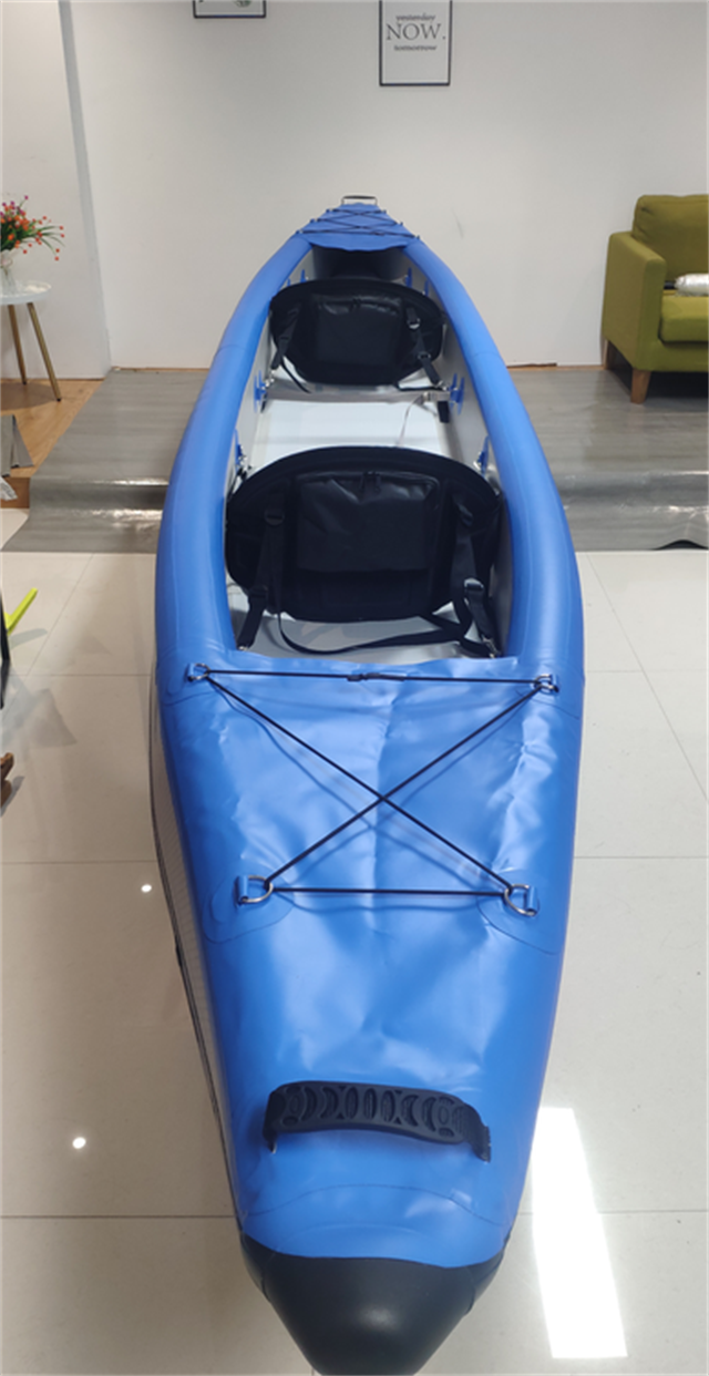 2 Person Foldable Drop Stitch Kayak Recreational Inflatable Fishing Boat