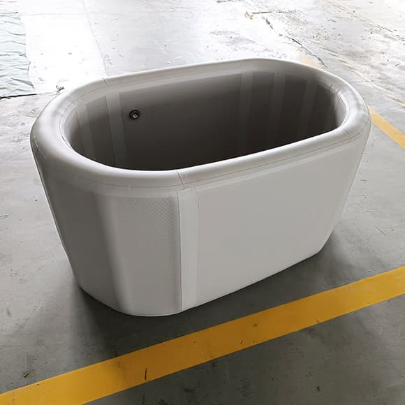 Portable Foldable Pvc Inflatable Ice Bath Soaking Bathtub For Adults