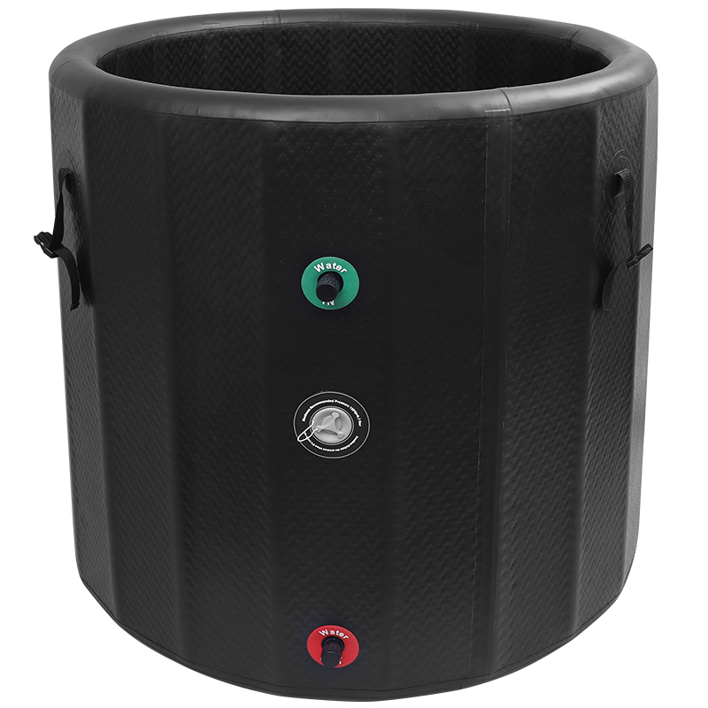 Inflatable cold water tub recovery pod cold plunge bath